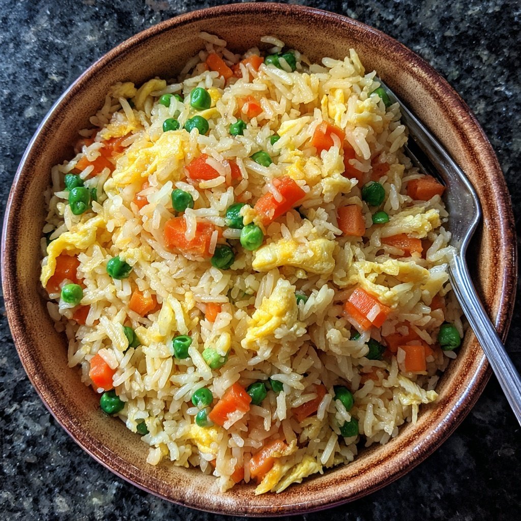 Quick 10 Minute Egg Fried Rice