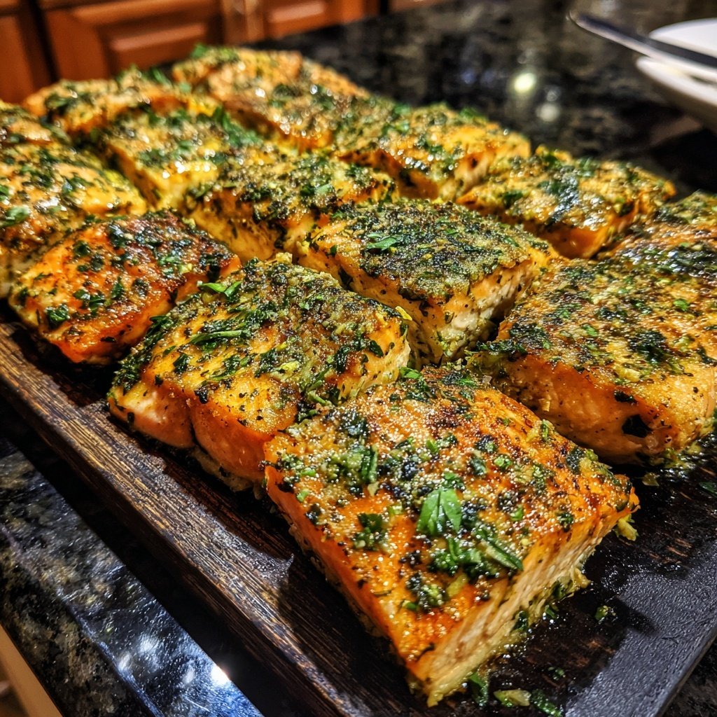 Lemon Baked Salmon Bites
