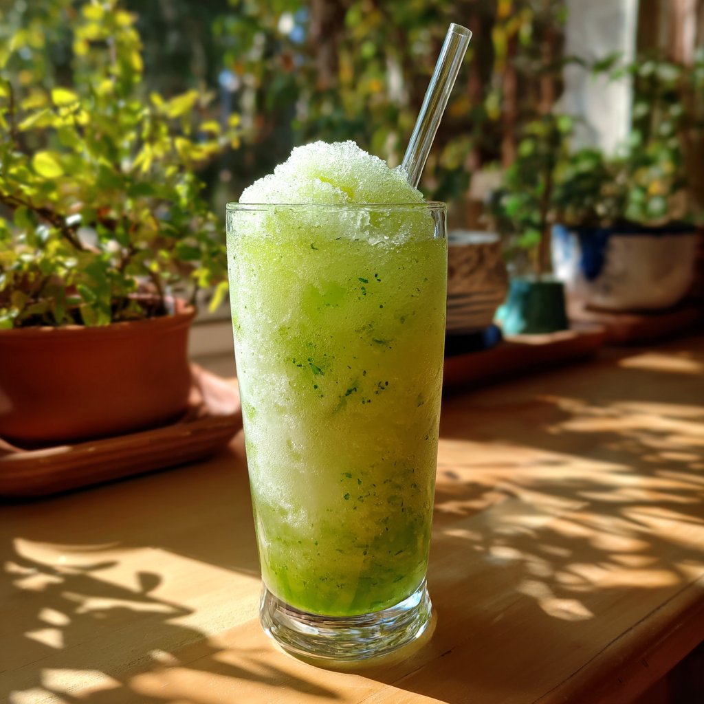 Lime Sherbet Float