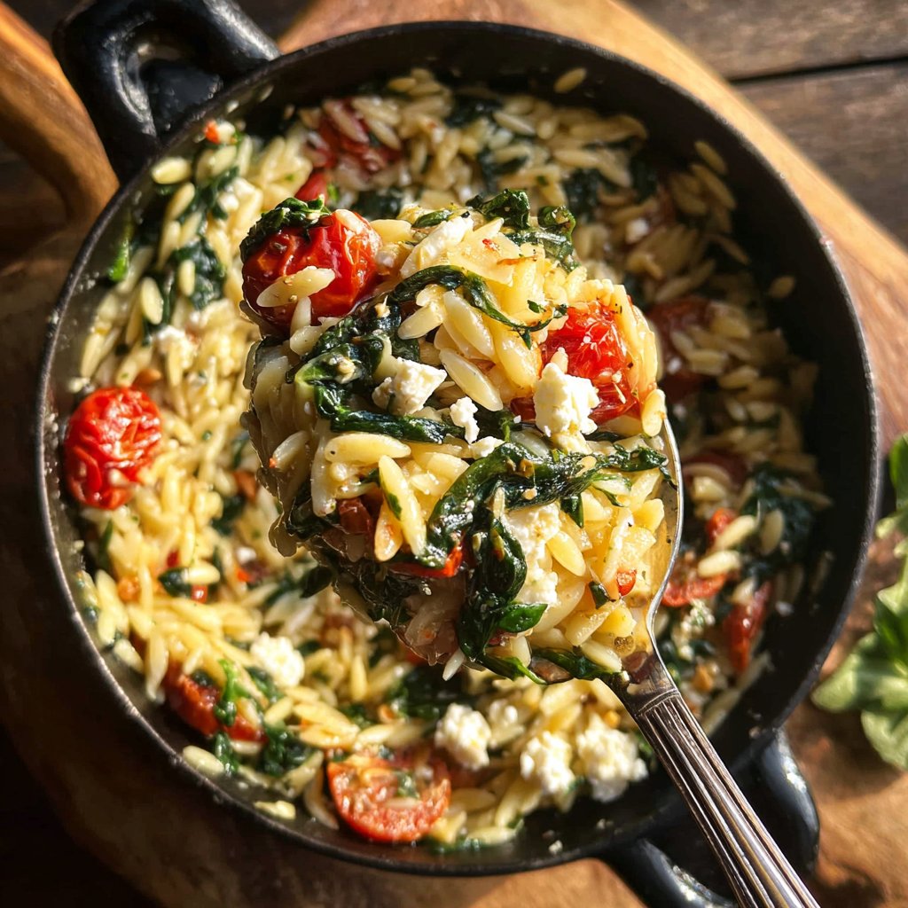 One-Pot Mediterranean Orzo