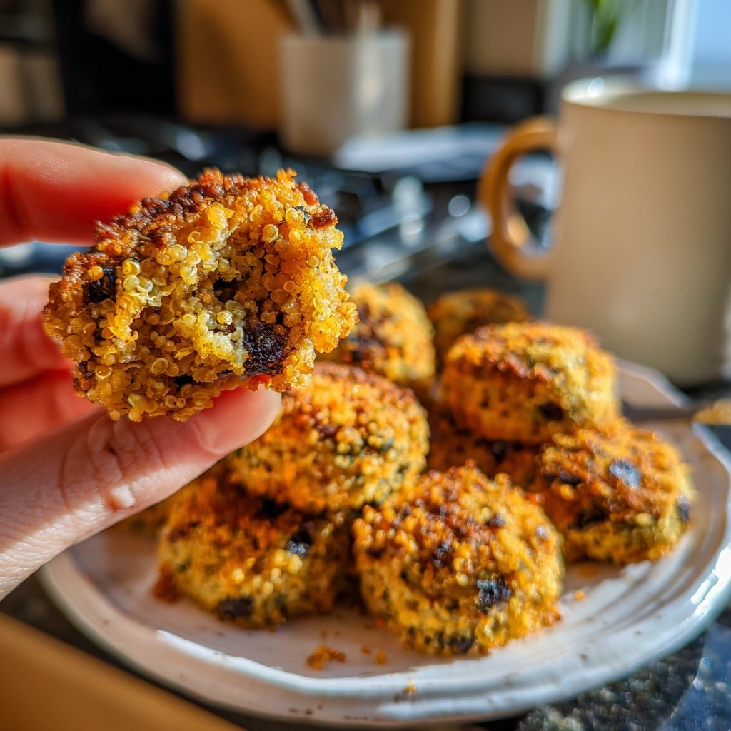 Spicy Quinoa & Black Bean Bites