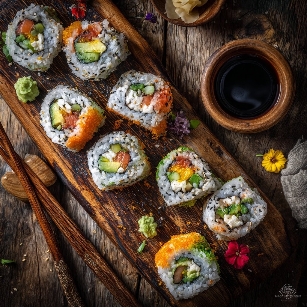 Global Japanese Sushi Rolls
